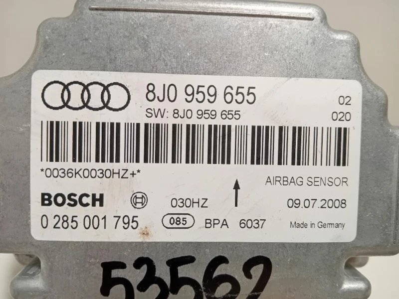 Centralina Air-bag 8J0959655 Audi TT 8J3 2007