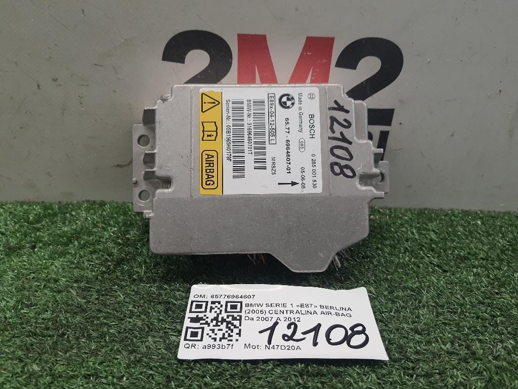 Centralina Air-bag 65776964607 Bmw Serie 1 E87 Berlina 2005