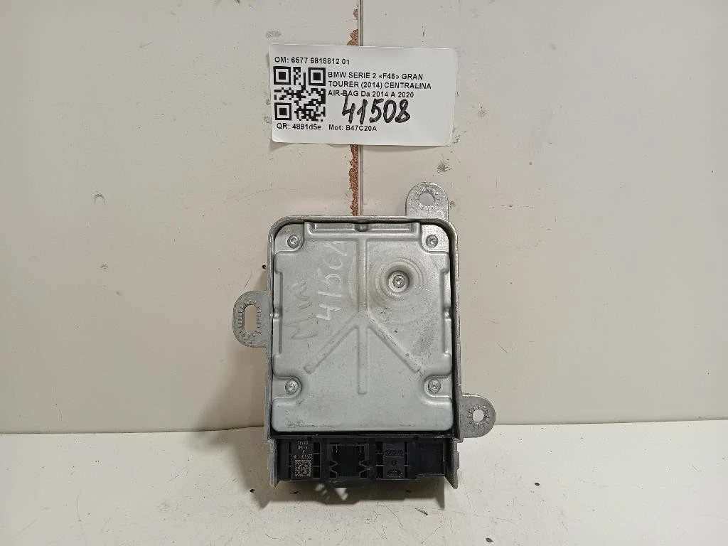 Centralina Air-bag 6577 6818812 01 Bmw Serie 2 F46 GRAN Tourer 2014