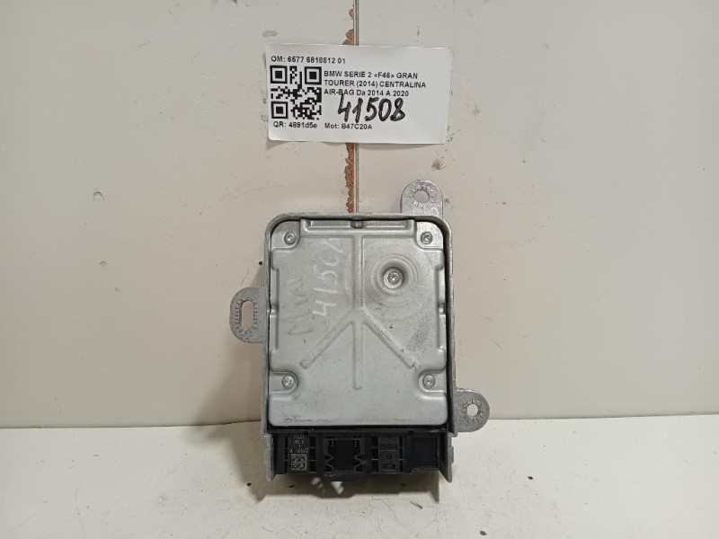 Centralina Air-bag 6577 6818812 01 Bmw Serie 2 F46 GRAN Tourer 2014