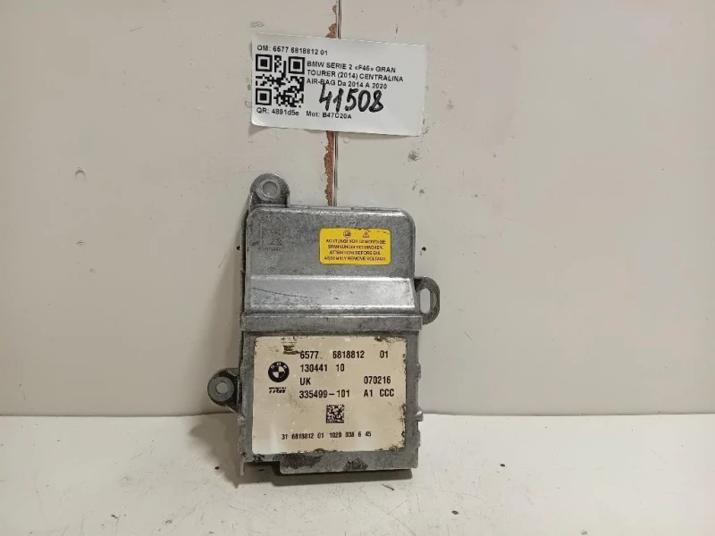 Centralina Air-bag 6577 6818812 01 Bmw Serie 2 F46 GRAN Tourer 2014