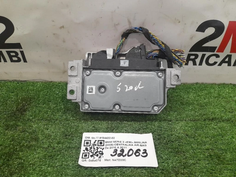 Centralina Air-bag 65779184432-02 Bmw Serie 3 E90 Berlina 2005