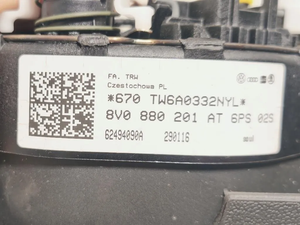 Air-bag Guidatore 8V0880201 Audi A3 8VF Sportback 2016