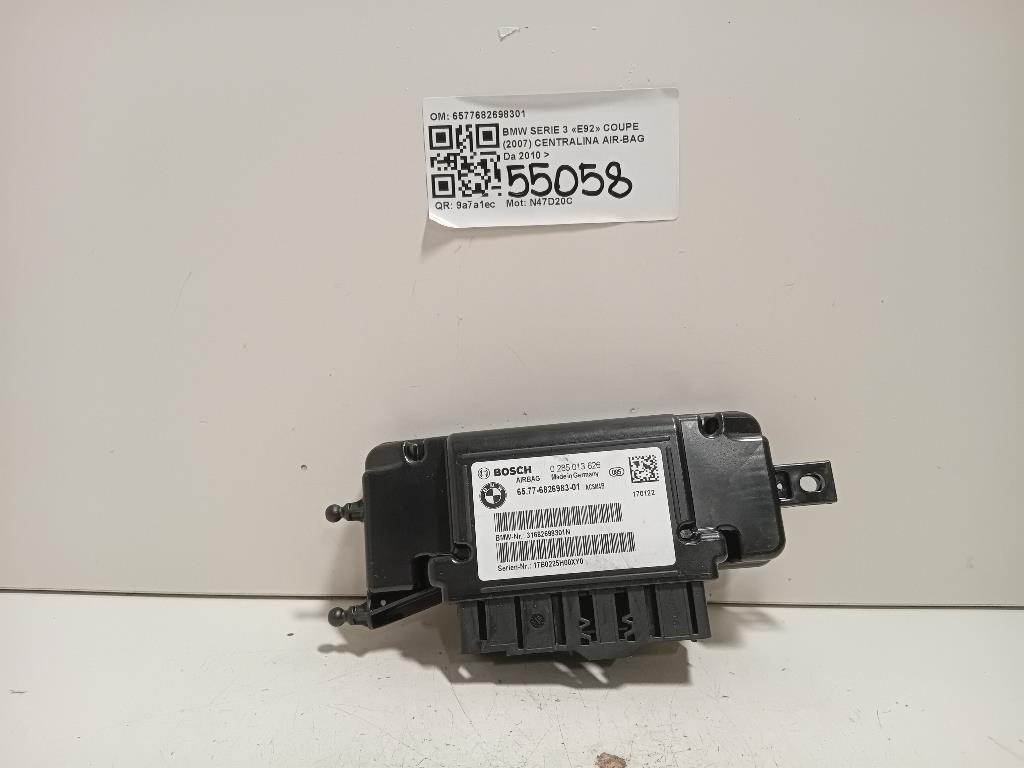 Centralina Air-bag 6577682698301 Bmw Serie 3 E92 Coupe 2007