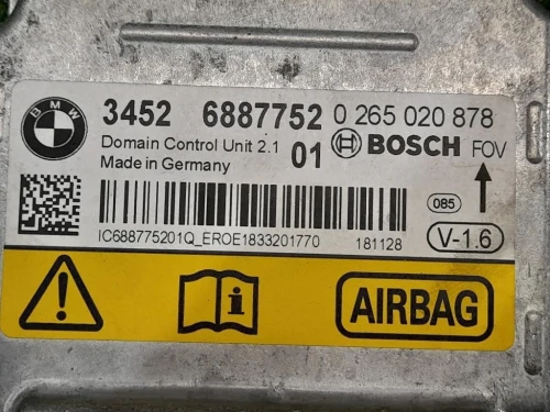 Centralina Air-bag 34526878198 Bmw Serie 3 F30 Berlina 2015