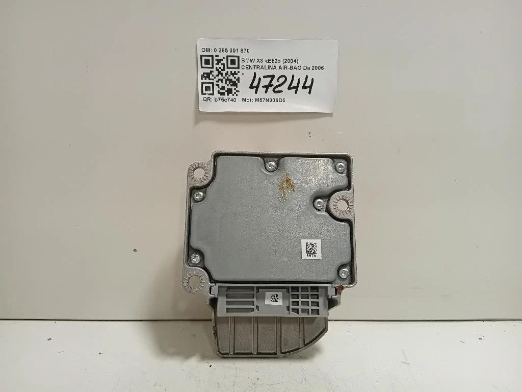 Centralina Air-bag 0 285 001 870 Bmw X3 E83 2004