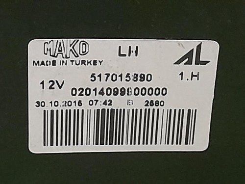 Fanale POST SX 517015890 Fiat Grande Punto 2006