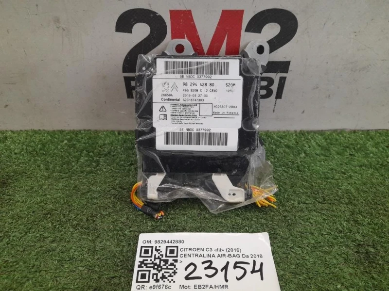 Centralina Air-bag 9829442880 Citroen C3 III 2016
