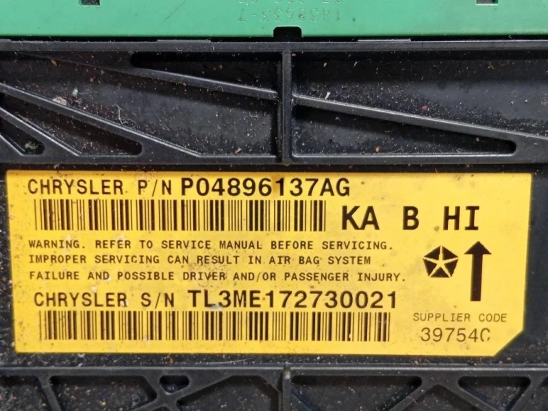 Centralina Air-bag P04896137AG Dodge Nitro 2007