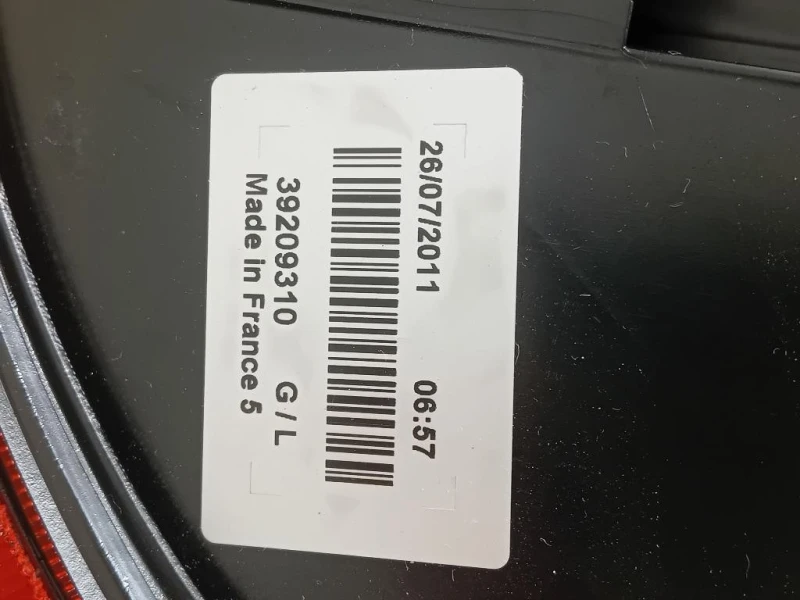 Fanale POST SX 39209310 Ford Fiesta V 2002