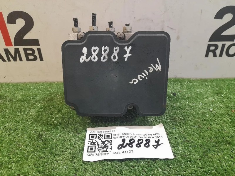 ABS Gruppo ANT 0265956292 Opel Meriva B 2010