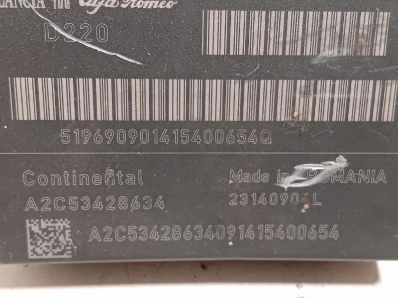 Centralina Air-bag 51969090 Fiat 500L 2013