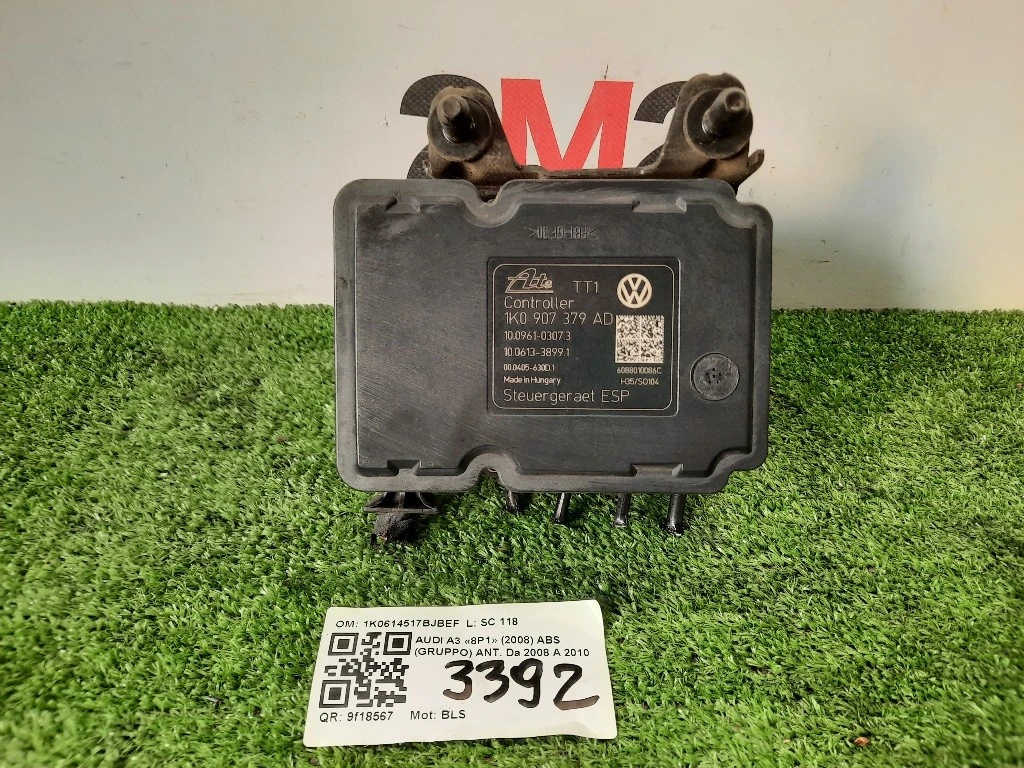 ABS Gruppo ANT 1K0907379AD POMPA Audi A3 8P1 2008