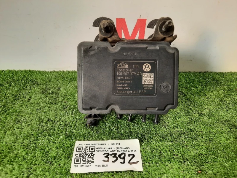 ABS Gruppo ANT 1K0907379AD POMPA Audi A3 8P1 2008
