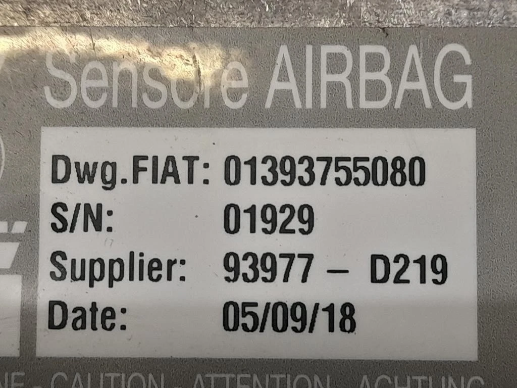 Centralina Air-bag 93977D219 Fiat Ducato 290 2014