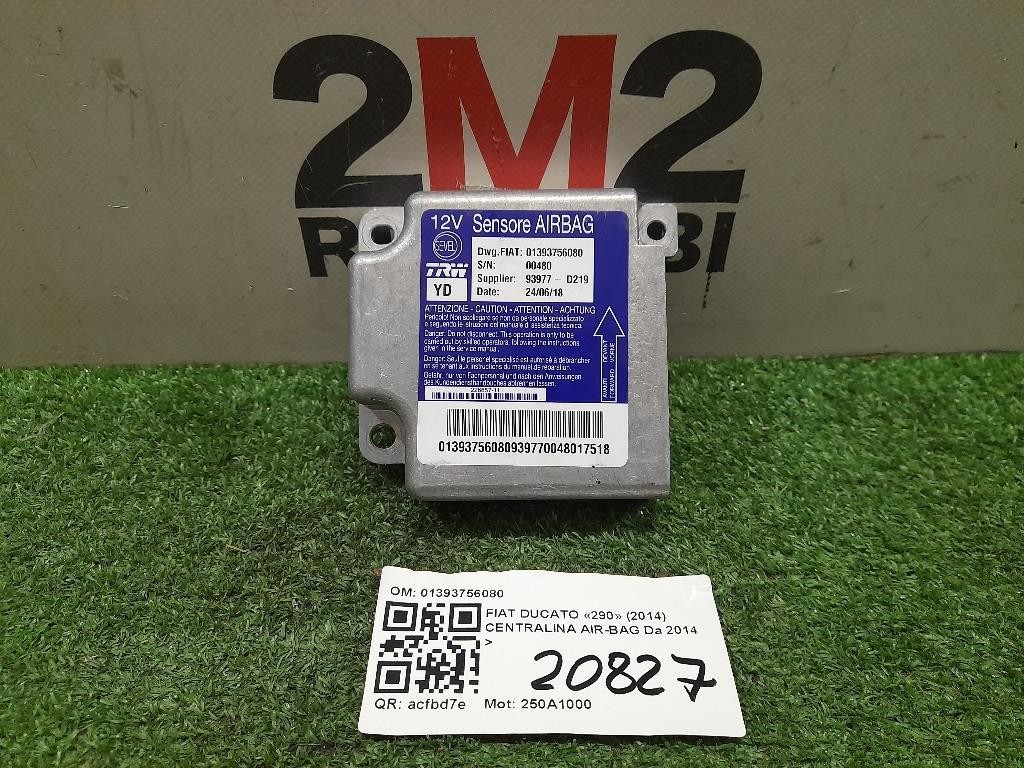 Centralina Air-bag 01393756080 Fiat Ducato 290 2014