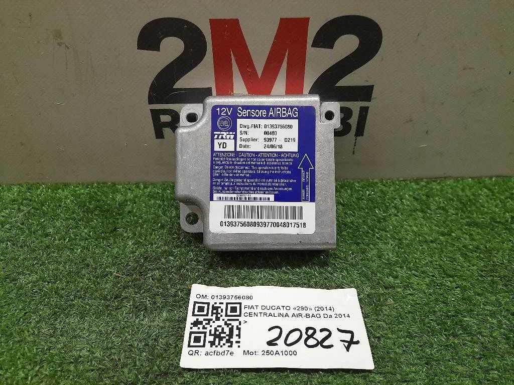 Centralina Air-bag 01393756080 Fiat Ducato 290 2014