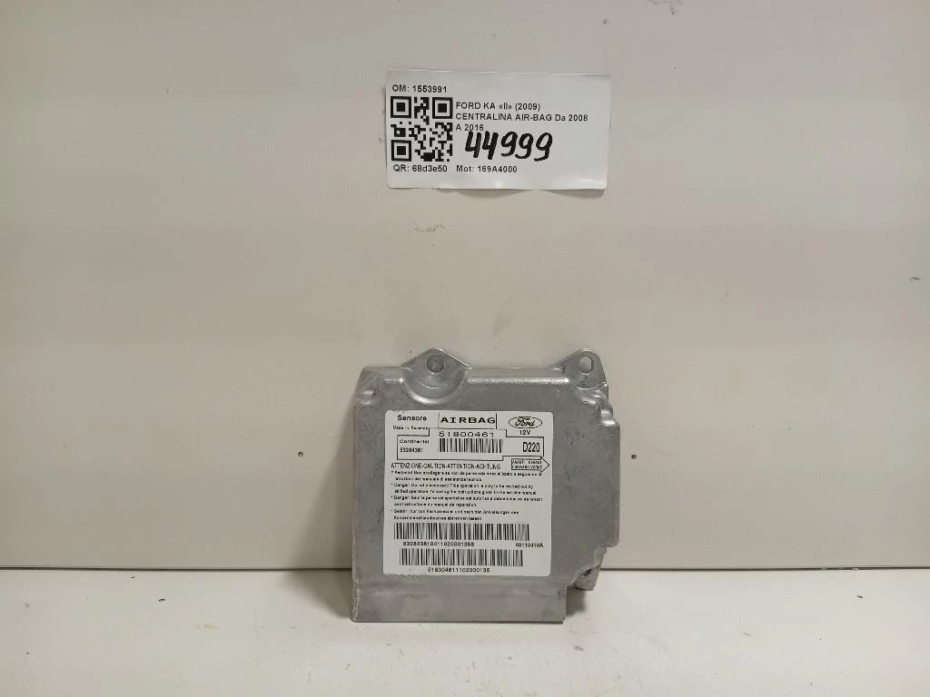 Centralina Air-bag 1553991 Ford KA II 2009