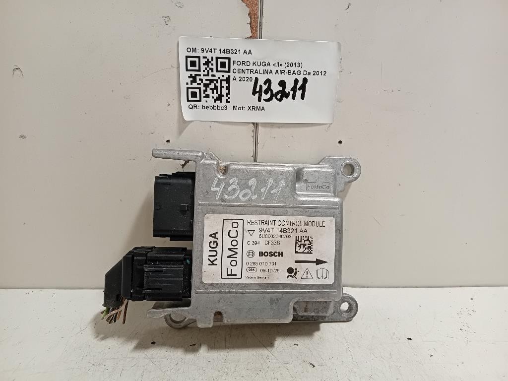Centralina Air-bag 9V4T 14B321 AA Ford KUGA II 2013
