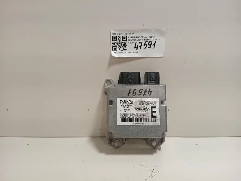 Centralina Air-bag AB39-14B321-EE Ford Ranger IV 2012