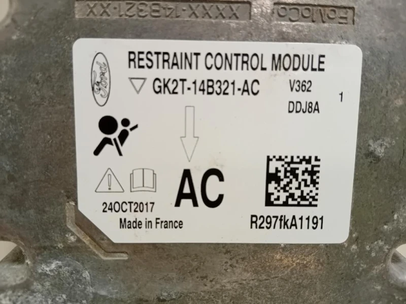 Centralina Air-bag GK2T14B321AC Ford Transit V 2011