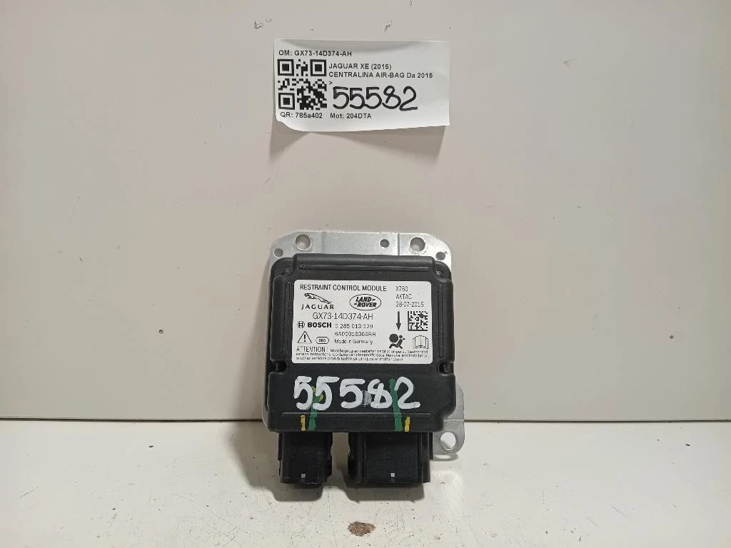 Centralina Air-bag GX73-14D374-AH Jaguar XE 2015
