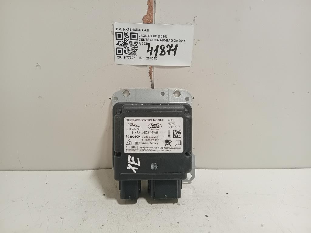 Centralina Air-bag HX73-14D374-AB Jaguar XE 2015