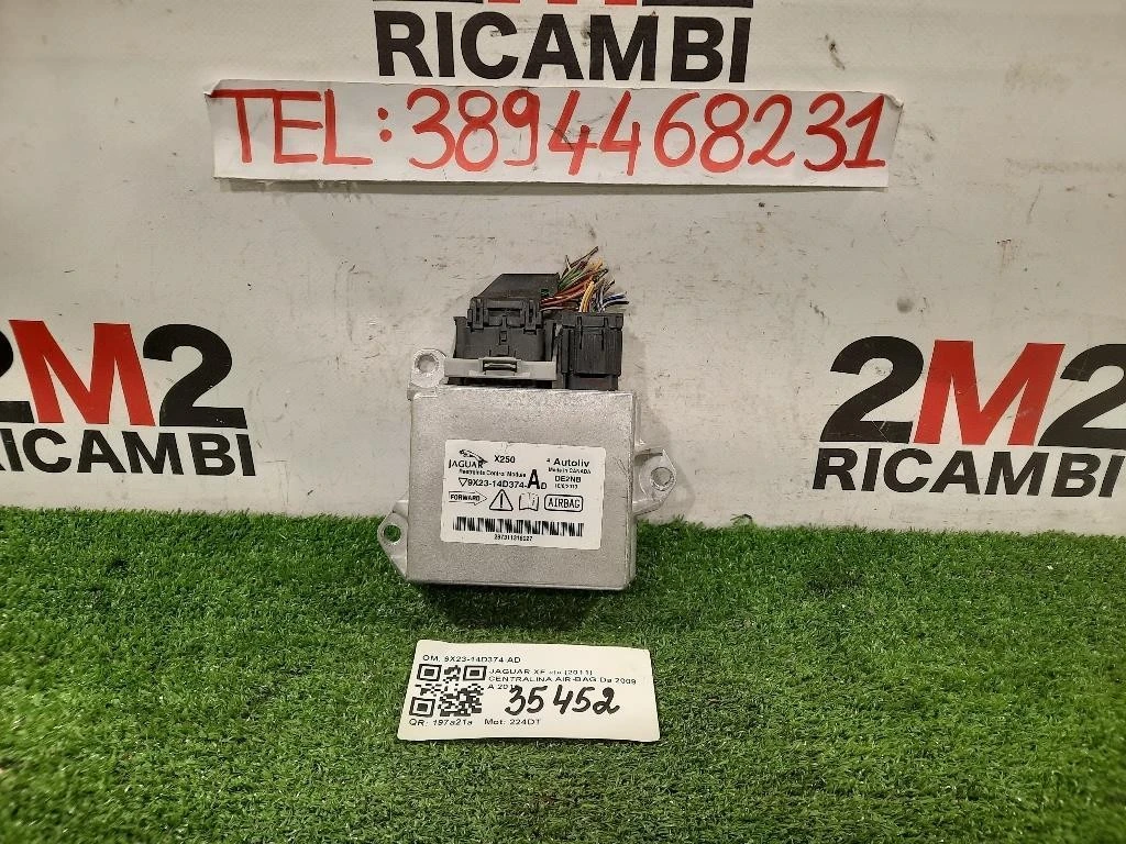 Centralina Air-bag 9X23-14D374-AD Jaguar XF I 2011
