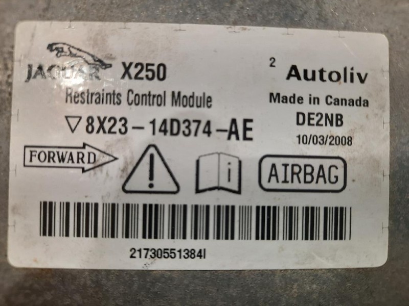 Centralina Air-bag 8X23-14D374-AE Jaguar XF I 2011