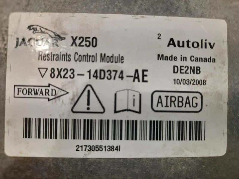 Centralina Air-bag 8X23-14D374-AE Jaguar XF I 2011