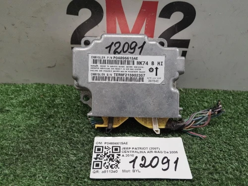 Centralina Air-bag P04896615AE Jeep Patriot 2007