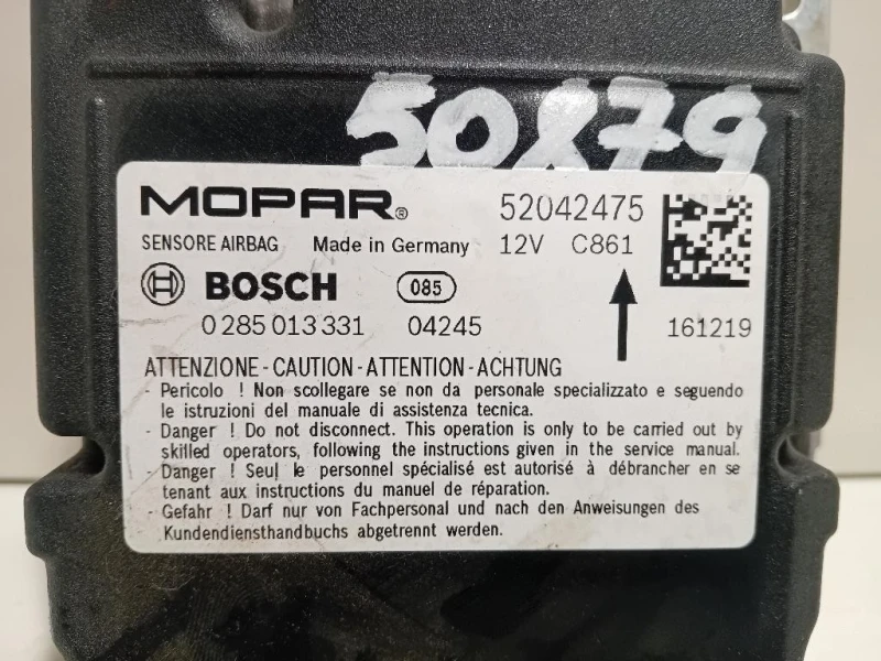 Centralina Air-bag 52042475 Jeep Renegade 2015