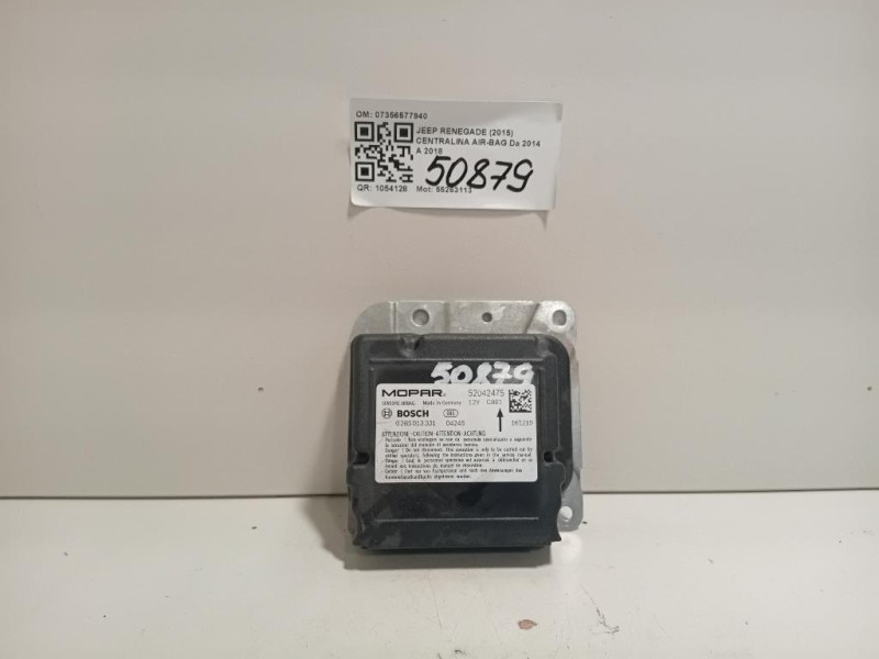 Centralina Air-bag 52042475 Jeep Renegade 2015
