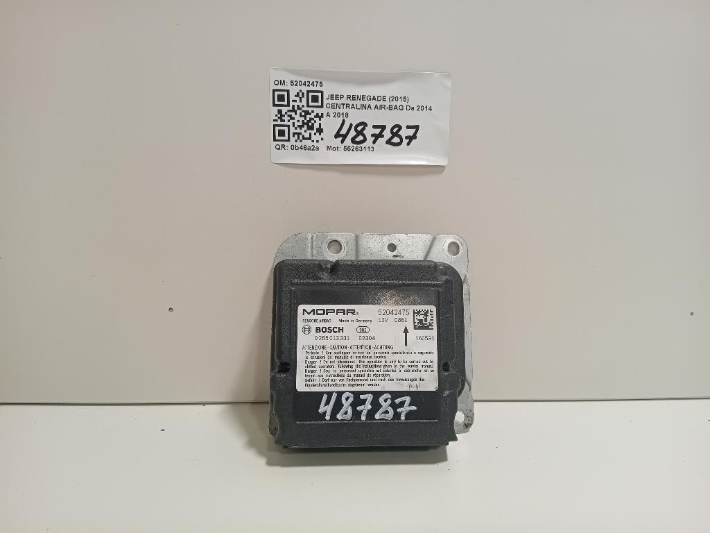 Centralina Air-bag 52042475 Jeep Renegade 2015