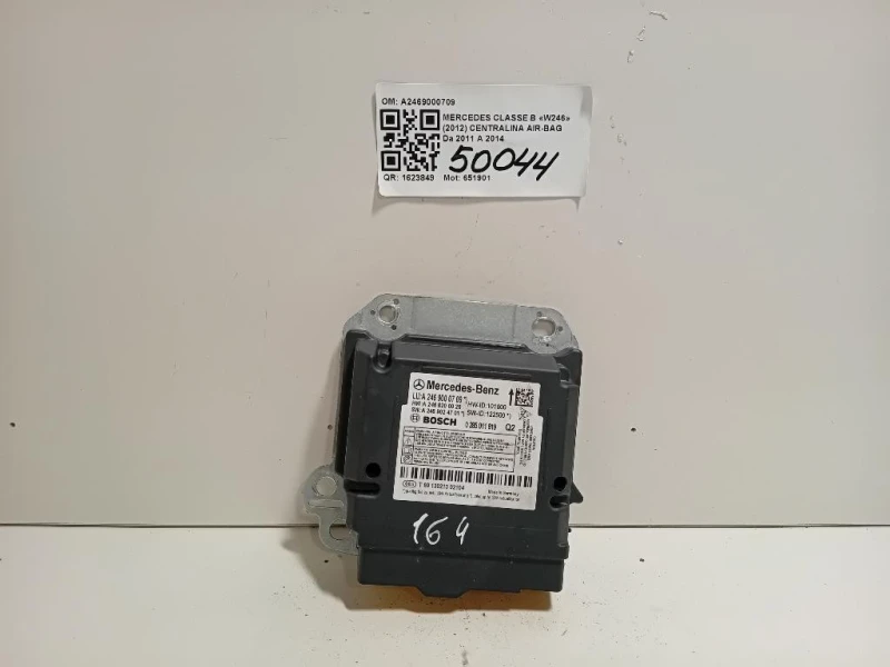 Centralina Air-bag A2469000709 Mercedes Classe B W246 2012
