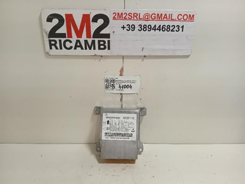 Centralina Air-bag A2129011105 Mercedes Classe E W212 2013
