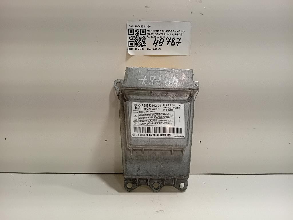 Centralina Air-bag A0048201326 Mercedes Classe S W221 2006
