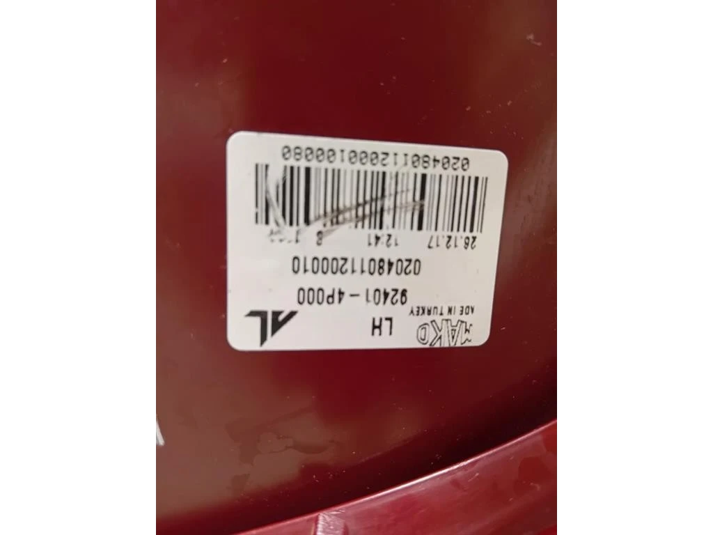 Fanale POST SX 92401-4P000 Hyundai I20 I 2009