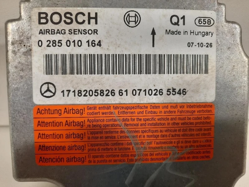 Centralina Air-bag 1718206526 Mercedes Classe SLK R171 2004