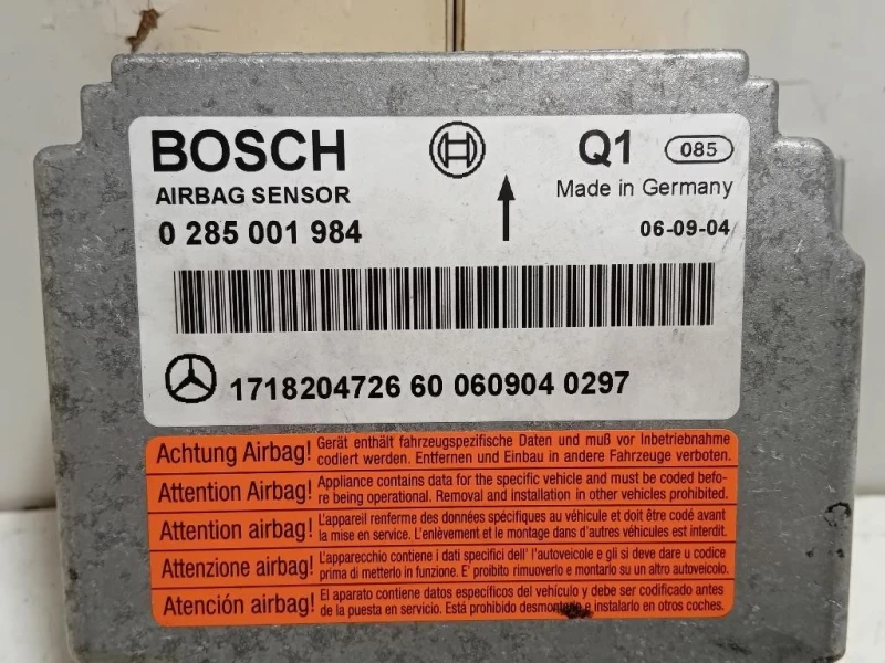 Centralina Air-bag 1718204726 Mercedes Classe SLK R171 2008