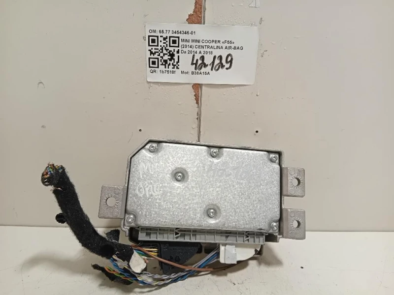 Centralina Air-bag 6577 3454346-01 Mini MINI Cooper F55 2014