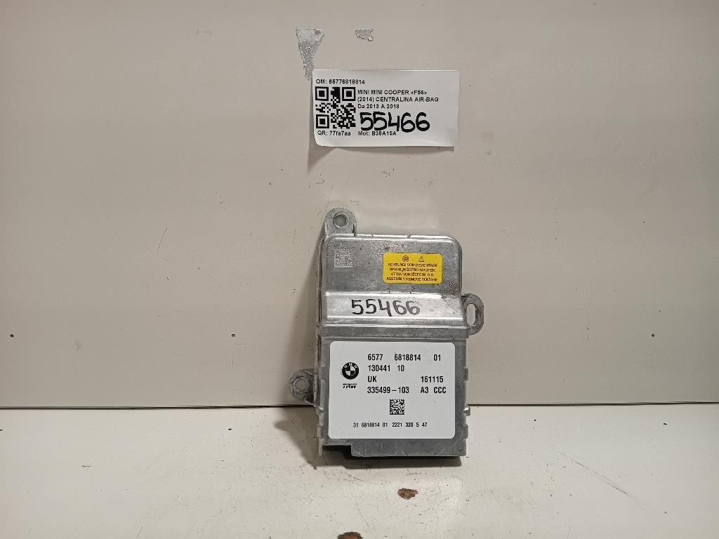Centralina Air-bag 65776818814 Mini MINI Cooper F56 2014
