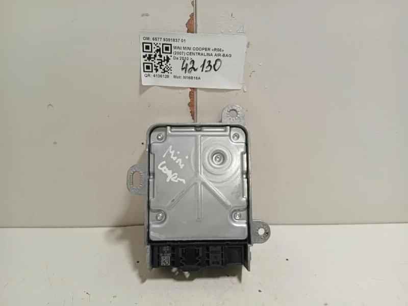 Centralina Air-bag 6577 9381837 01 Mini MINI Cooper R56 2007