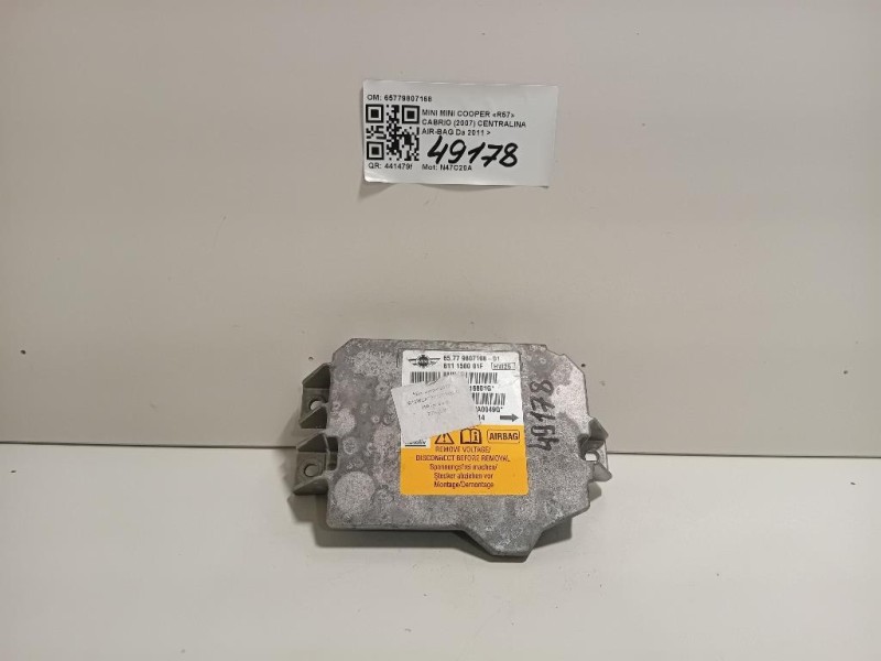 Centralina Air-bag 65779807168 Mini MINI Cooper R57 Cabrio 2007