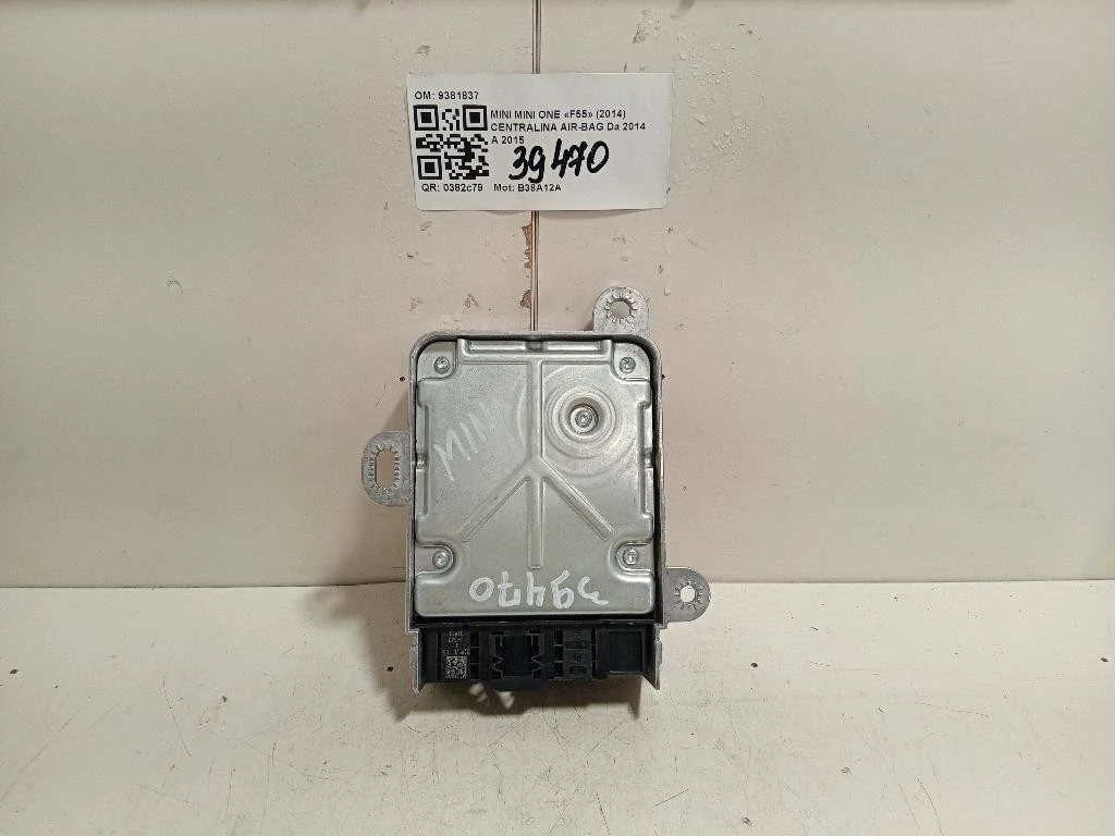 Centralina Air-bag 9381837 Mini MINI ONE F55 2014