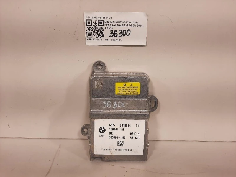 Centralina Air-bag 6577 6818814 01 Mini MINI ONE F55 2014