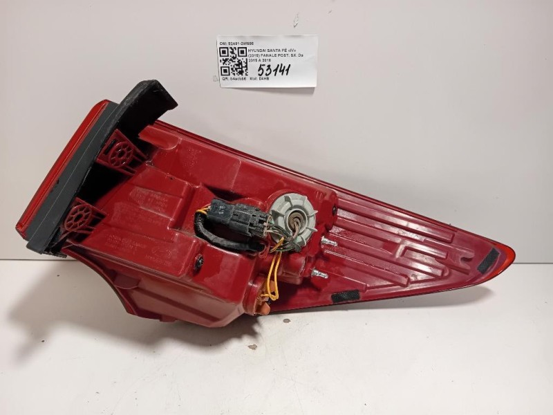 Fanale POST SX 92401-2W600 Hyundai Santa FÉ IV 2015