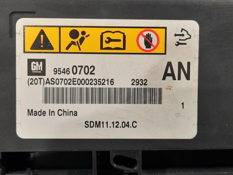 Centralina Air-bag 95460702 Opel Antara A 2011