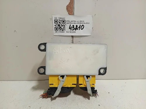 Centralina Air-bag 13582437 Opel Astra J 2012