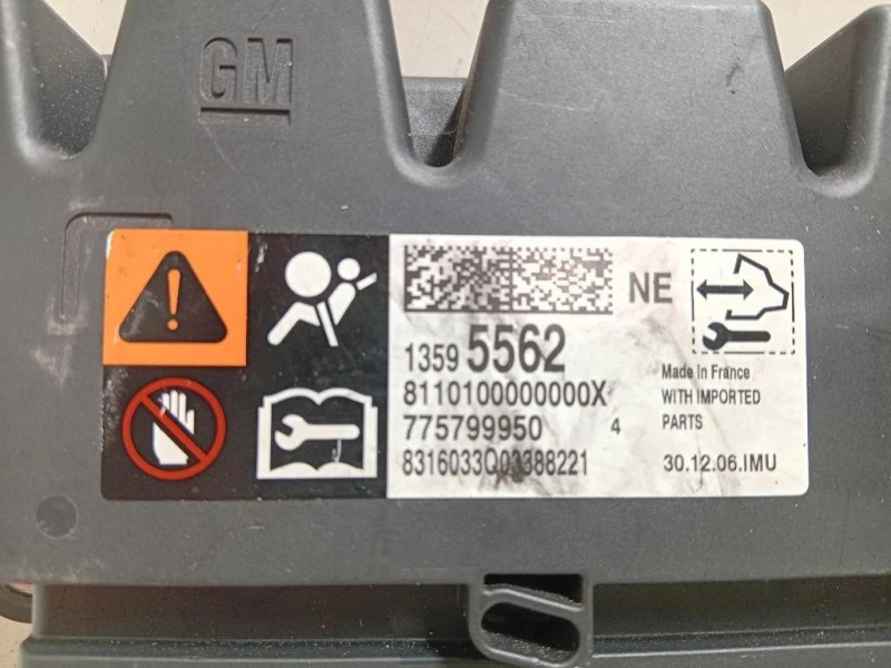 Centralina Air-bag 13595562 Opel Astra K 2019